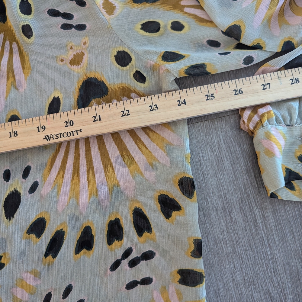 Patterned Women's Top - Multicolor - Picture 3 of 4